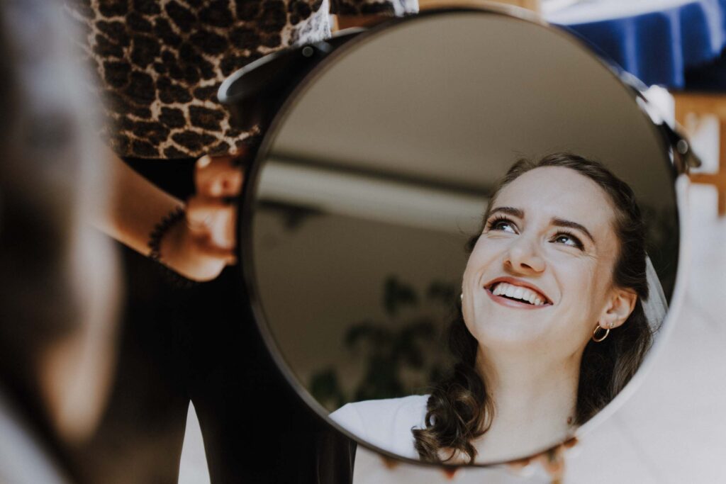 Hochzeitsfoto der Braut Landshut in Landshut